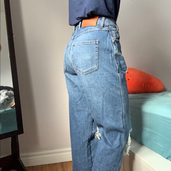 Ripped high waisted jeans - Picture 3 of 7